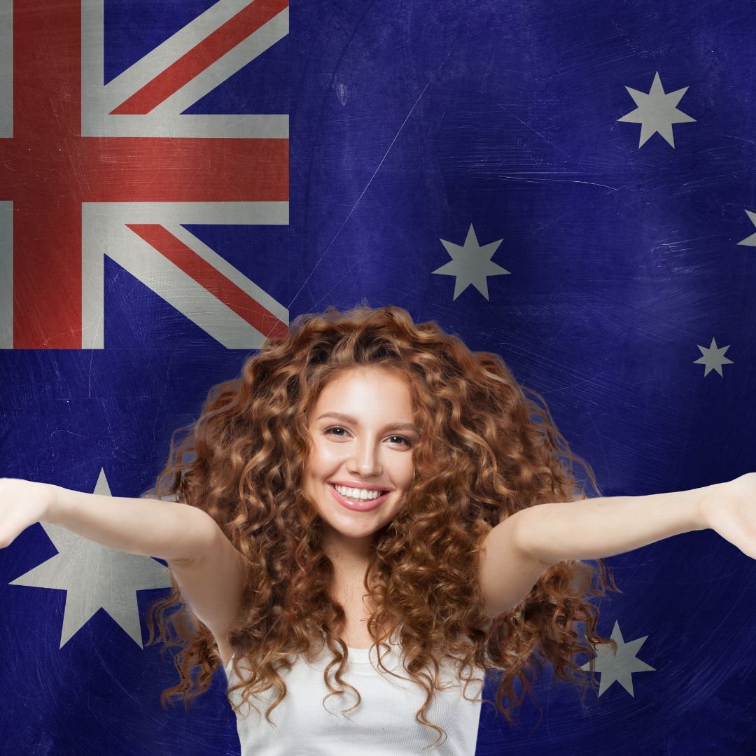 Travel and study in Australia concept with australian flag background-widen Travel and study in Australia concept with australian flag background-widen