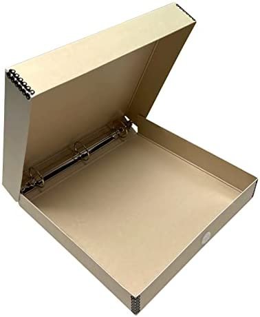 Lineco, Archival Tan 3-Ring Binder Preservation Album Box 12.75 x 11.75 x 2 Inch. Unique Design to Store, Protect, Organize Photos, Art, Photography, Crafts Acid Free & Lignin Free - Image 2