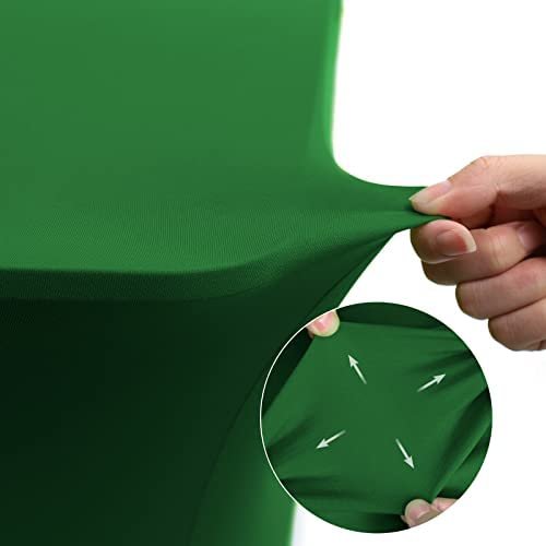 SEPARO -2 Pack, 6 ft Spandex Table Cover Fitted Rectangular Tablecloth Stretchable Fabric Lycra Tablecloth Wrinkle-Free for Party Dj Tradeshows Banquet Weddings Cocktail - Image 6