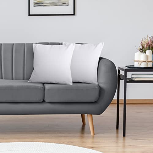 Utopia Bedding Throw Pillows Insert (Pack of 2, White) - 18 x 18 Inches Bed and Couch Pillows - Indoor Decorative Pillows - Image 6