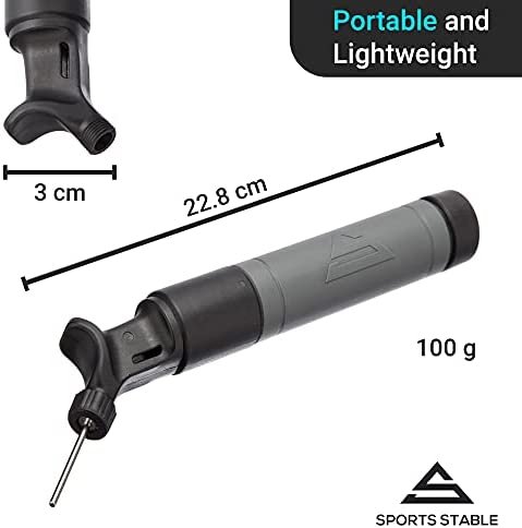 Sports Stable Ball Pump with 5 Needles Push and Pull Inflation Device for Your Basketball, Football, Soccer Ball, Volleyball, and Other Sport Balls - Image 5