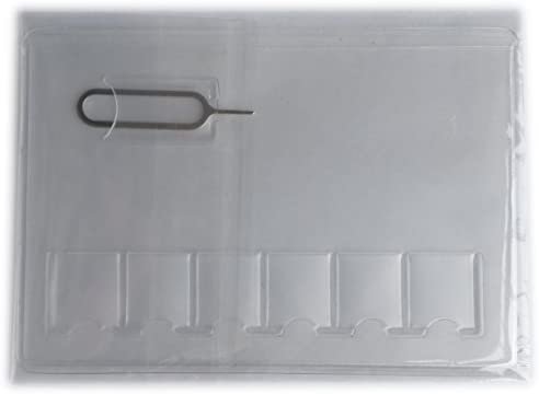 SIMCases® SIM Card Holder Storage Case For 6 NANO SIM CARDS - Including Iphone Tray Eject Needle Pin Tool, Works For All Iphone Models - Image 6
