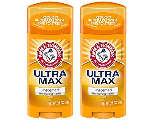 ARM & HAMMER ULTRAMAX Anti-Perspirant Deodorant Solid Unscented 2.60 oz (Pack of 2) - Image 2