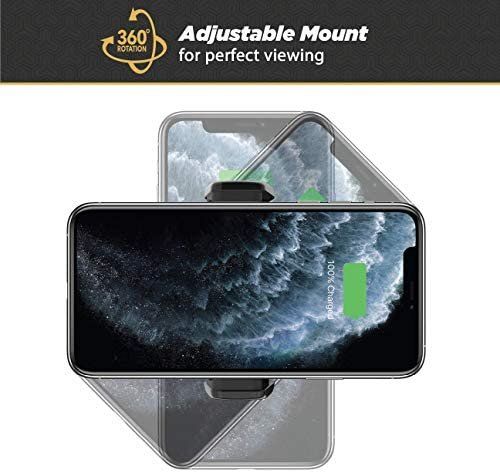 Scosche MGQWDDP-XTET MagicGrip Wireless Charging Double Pivot Windshield/ Dashboard Phone Mount for Car with Suction Cup, Black - Image 5