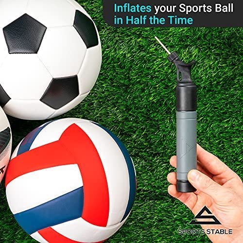 Sports Stable Ball Pump with 5 Needles Push and Pull Inflation Device for Your Basketball, Football, Soccer Ball, Volleyball, and Other Sport Balls - Image 7