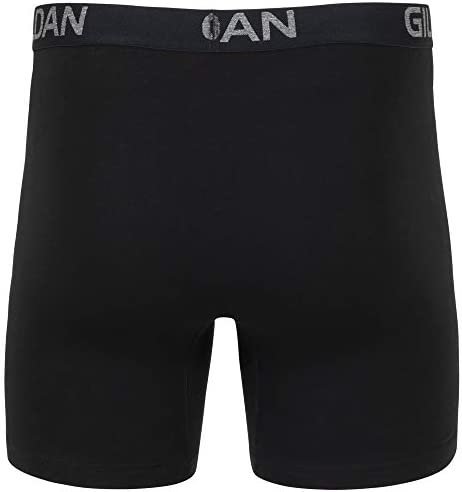 Gildan Men's Cotton Stretch Regular Leg Boxer Brief, Black Soot - Image 6
