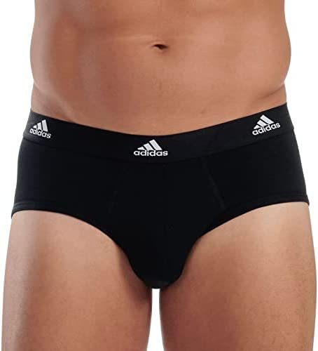 adidas Men's Briefs (Pack of 3) (Size S - 3XL) - Comfortable Underwear Men, Black, X-Large - Image 3