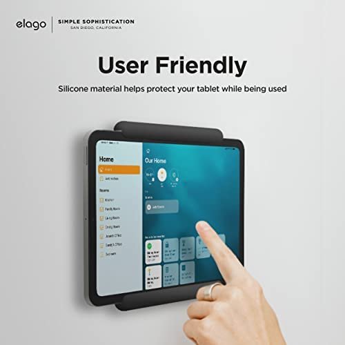 elago Tablet Wall Mount Compatible with New iPad Mini, Compatible with iPad Pro, Compatible with iPad Air and Compatible with Most iPads, iPad Wall Mount (Black) - Fits on Any Wall - Image 3