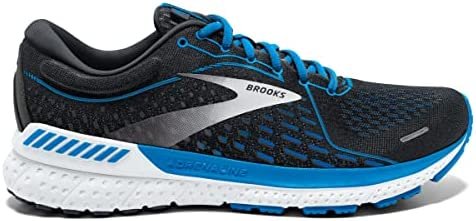 Brooks Men's Adrenaline Gts 21 Running Shoe, White Blue Red - Image 3