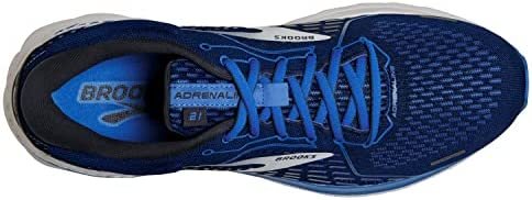 Brooks Men's Adrenaline Gts 21 Running Shoe, White Blue Red - Image 6