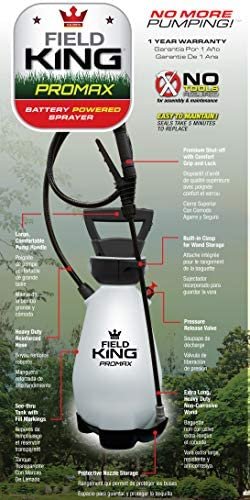 Field King 190571 Lithium-Ion Battery Powered Pump Zero Technology Sprayer, 2-Gal, White - Image 5