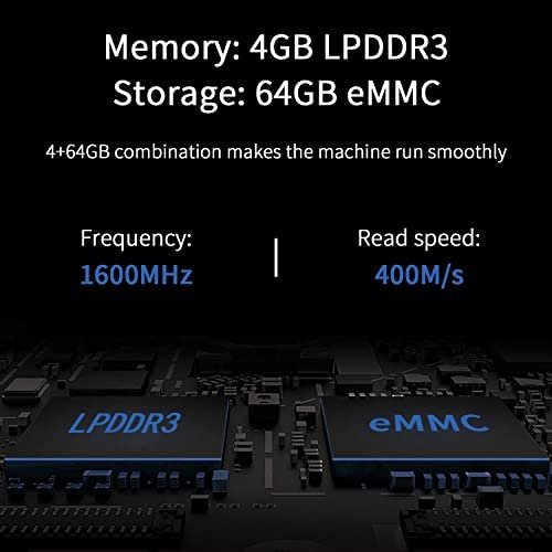 Mini Desktop Computer Windows 10, Mini PC T4 Pro Intel Celeron N3350 4GB RAM 64GB Supports 4K HD/Dual HDMI/Dual WiFi (2.4G + 5.8G) Ethernet 1000M/USB 3.0x4/BT 4.0 - Image 6