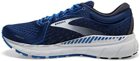 Brooks Men's Adrenaline Gts 21 Running Shoe, White Blue Red - Image 4