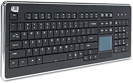 Adesso AKB-440UB - SlimTouch 440 Desktop Touchpad Wired Keyboard - Black - Image 3