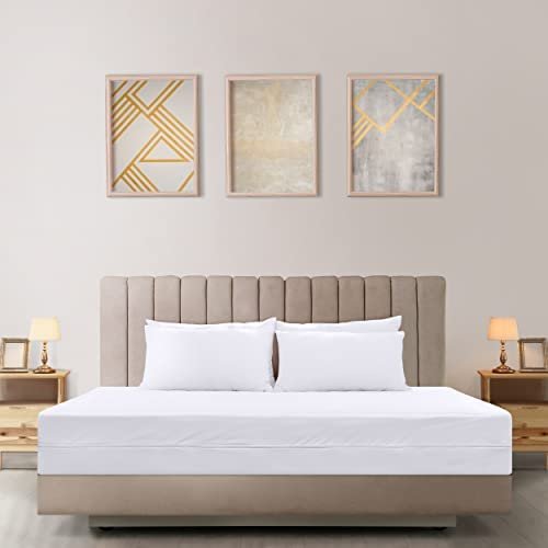 Utopia Bedding Zippered Mattress Encasement Queen - 100% Waterproof and Bed Bug Proof Mattress Protector - Absorbent, Six-Sided Mattress Cover - Image 8