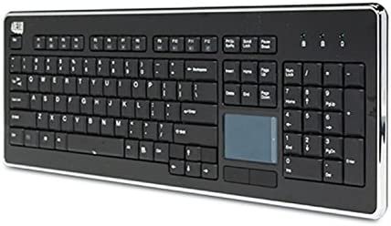 Adesso AKB-440UB - SlimTouch 440 Desktop Touchpad Wired Keyboard - Black - Image 2