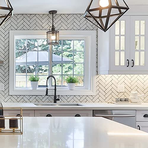 OWOFAN Black Kitchen Faucet with Pull Down Sprayer Stainless Steel Single Handle Pull Out Spring Sink Faucets 1 Hole Or 3 Hole Dual Function for Farmhouse Camper Laundry Utility Rv Wet Bar - Image 7